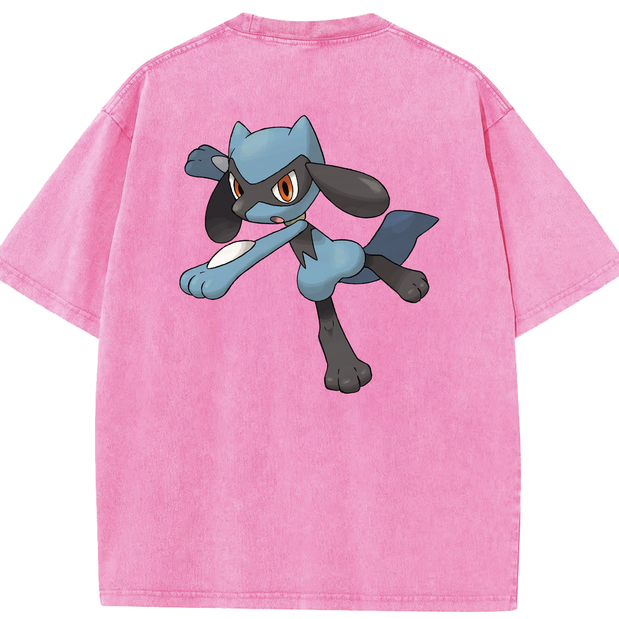 （画像用） ポケットモンスター Pokémon 綿100% ヴィンテージ風 半袖Tシャツ（背面プリント）